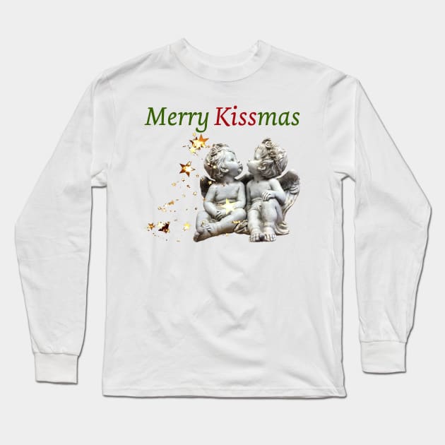 Merry Kissmas Long Sleeve T-Shirt by Artstastic